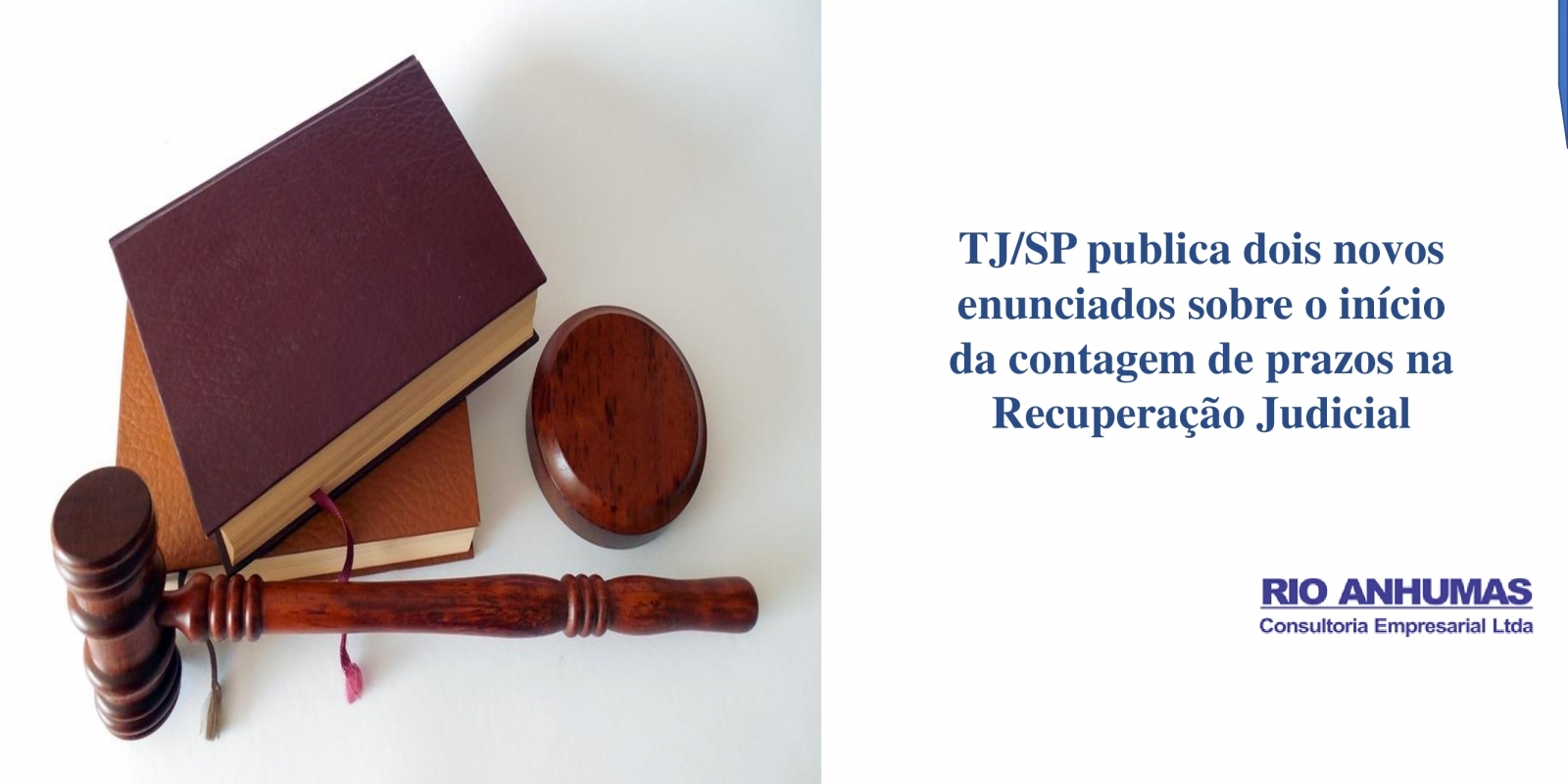 TJ-SP publica dois novos enunciados sobre o início da contagem de prazos na Recuperação Judicial TJ-SP publica dois novos enunciados sobre o início da contagem de prazos na Recuperação Judicial